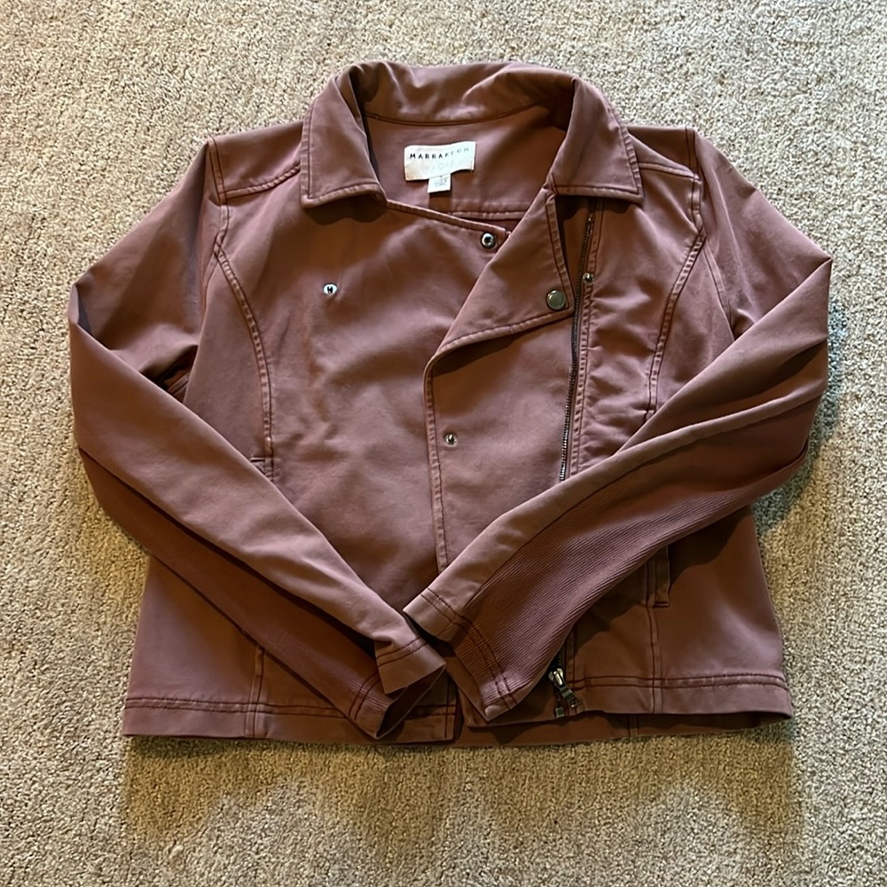 Markesh moto jacket mauve